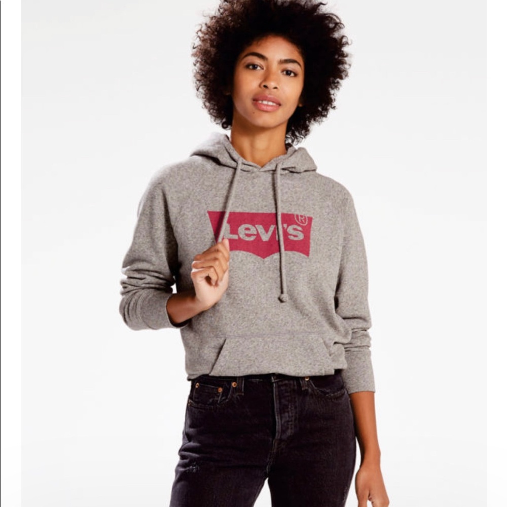 Levi’s Graphic Hoodie Grey Medium